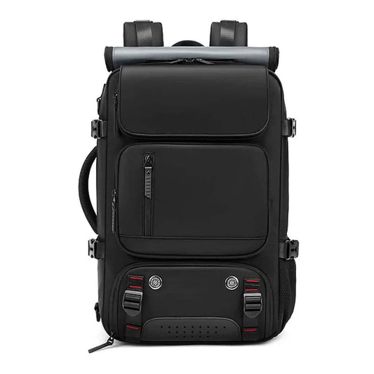Mochila multicompartimentos con cierre de solapa