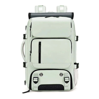 Mochila multicompartimentos con cierre de solapa