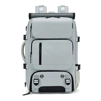 Mochila multicompartimentos con cierre de solapa