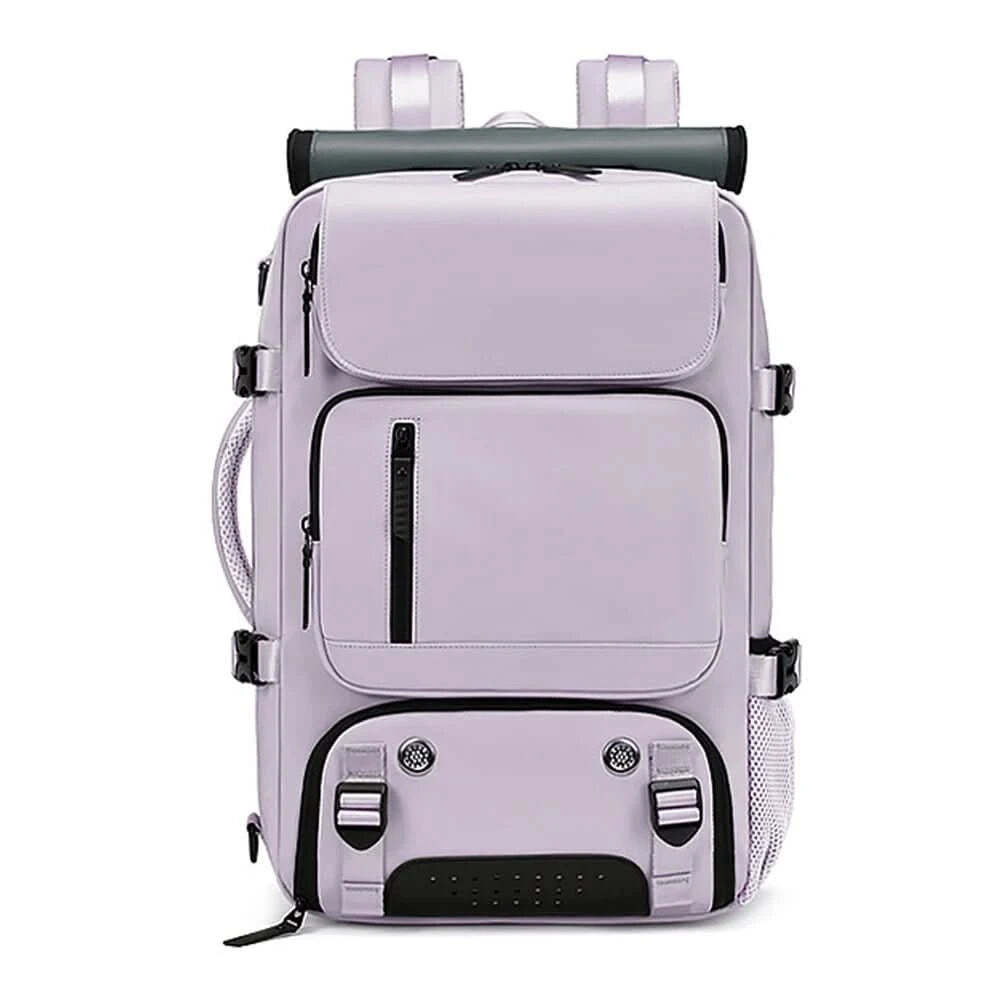 Mochila multicompartimentos con cierre de solapa