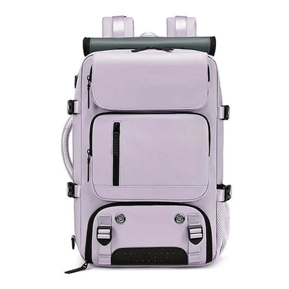 Mochila multicompartimentos con cierre de solapa