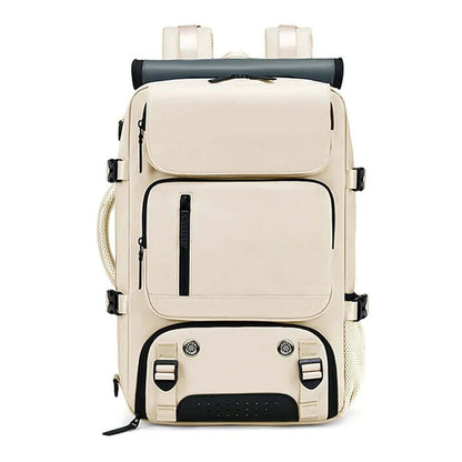 Mochila multicompartimentos con cierre de solapa