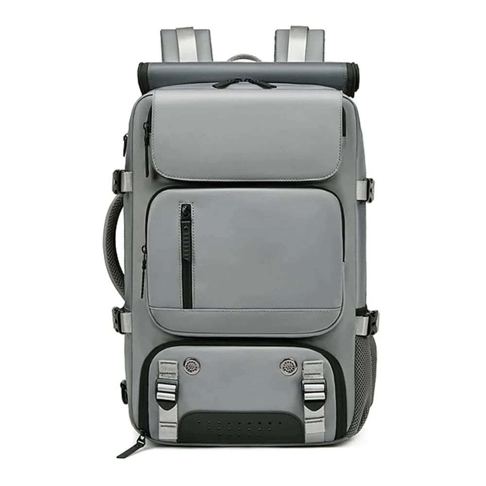 Mochila multicompartimentos con cierre de solapa