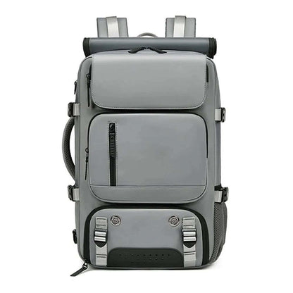 Mochila multicompartimentos con cierre de solapa