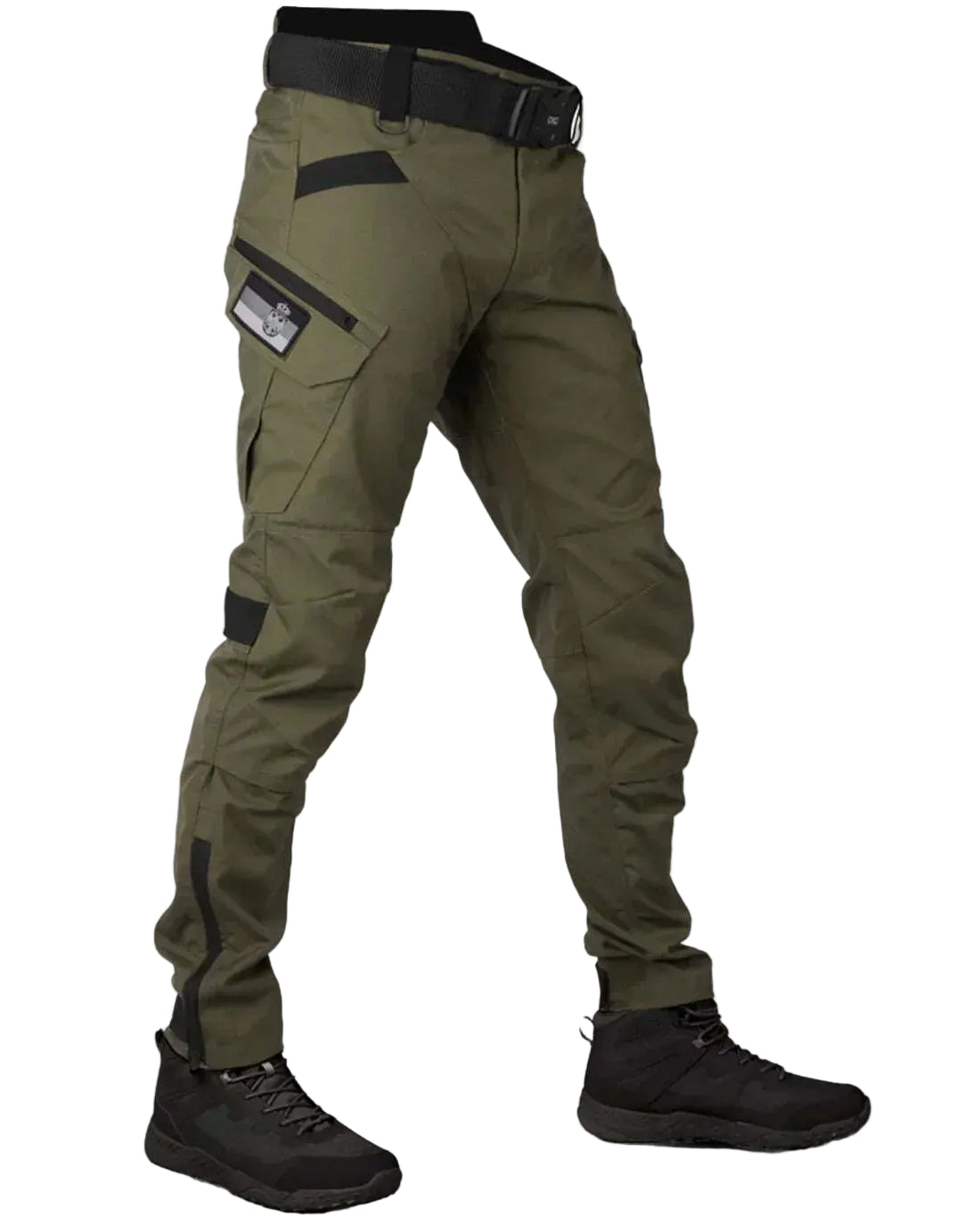 Pantalones cargo para hombre con múltiples compartimentos