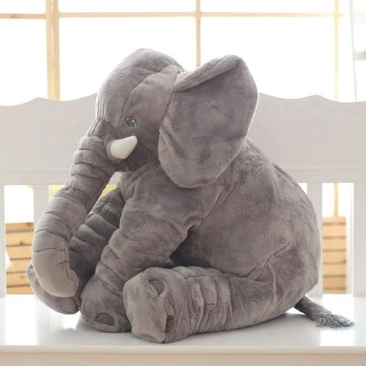 Peluche de elefante con trompa larga