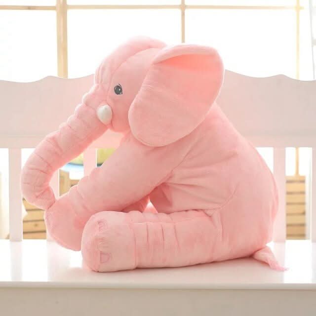 Peluche de elefante con trompa larga
