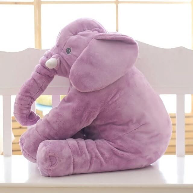 Peluche de elefante con trompa larga