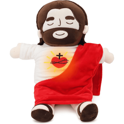 Peluche de Jesús con banda drapeada
