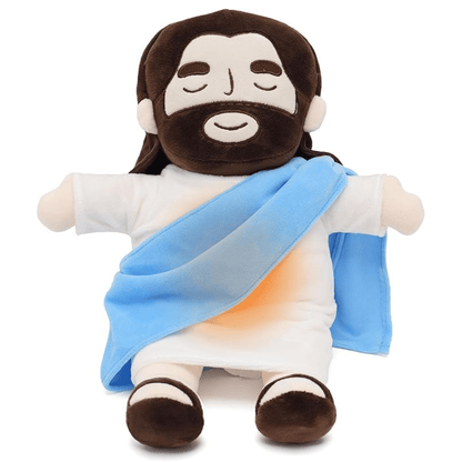 Peluche de Jesús con banda drapeada