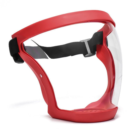 Protector facial de cobertura completa con correa elástica