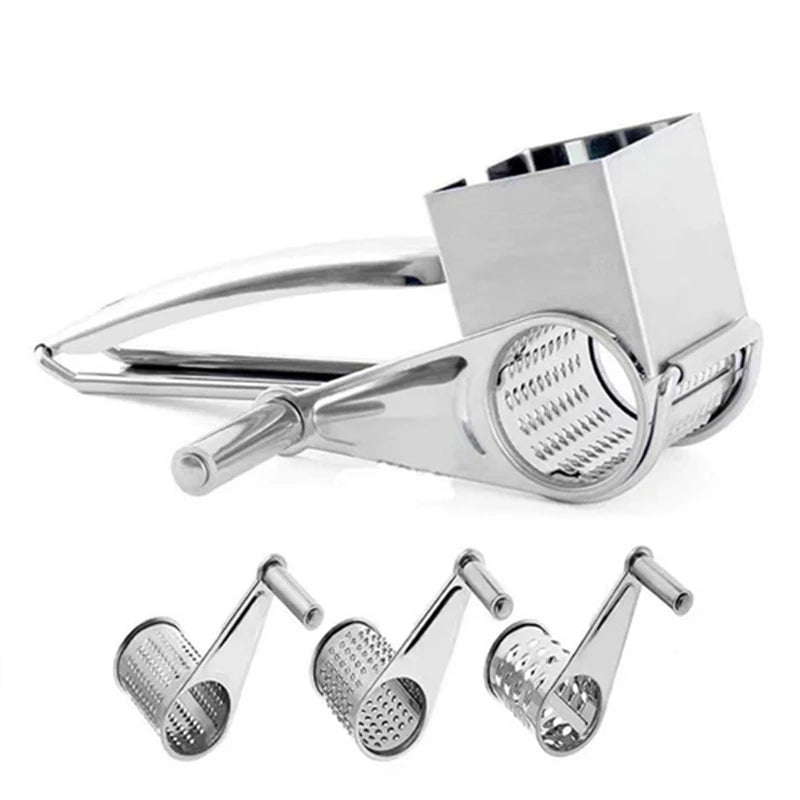 Rallador manual rotatorio con manivela