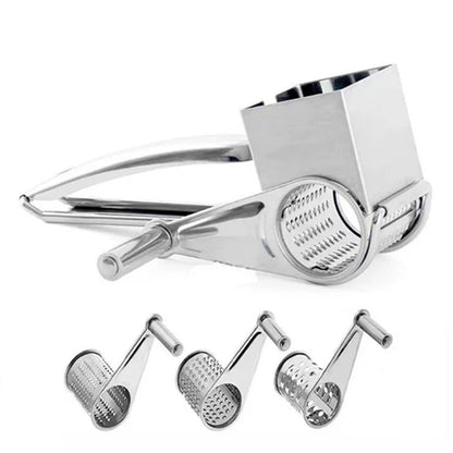 Rallador manual rotatorio con manivela