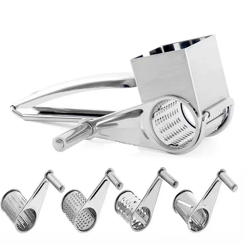Rallador manual rotatorio con manivela