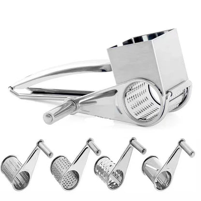 Rallador manual rotatorio con manivela
