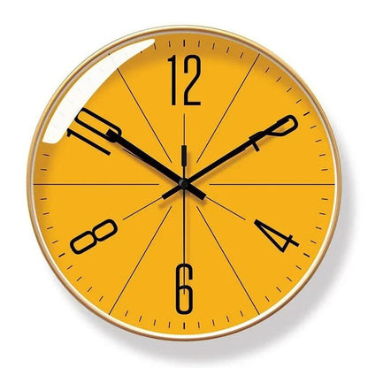 Reloj de pared circular con esfera numérica