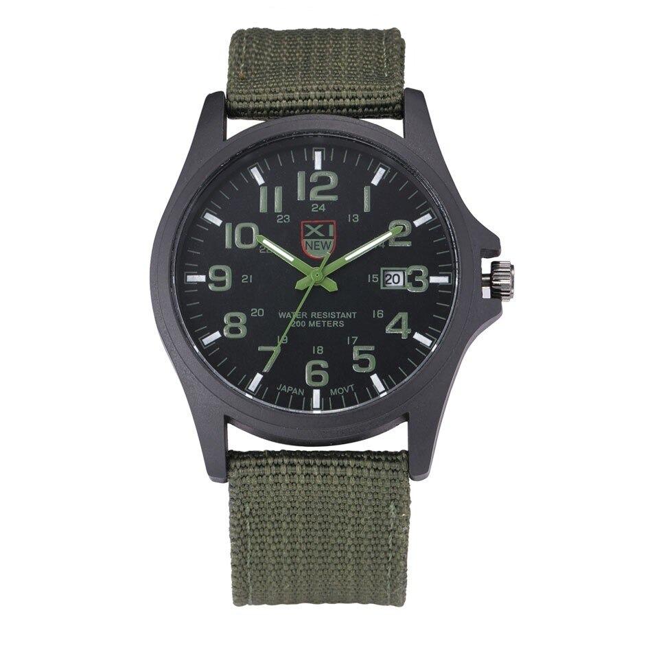 Reloj de pulsera analógico con ventana de fecha