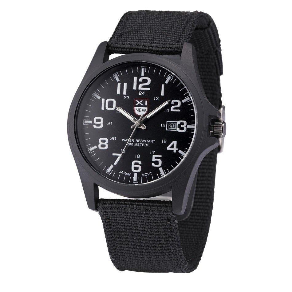 Reloj de pulsera analógico con ventana de fecha