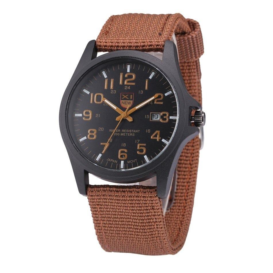 Reloj de pulsera analógico con ventana de fecha