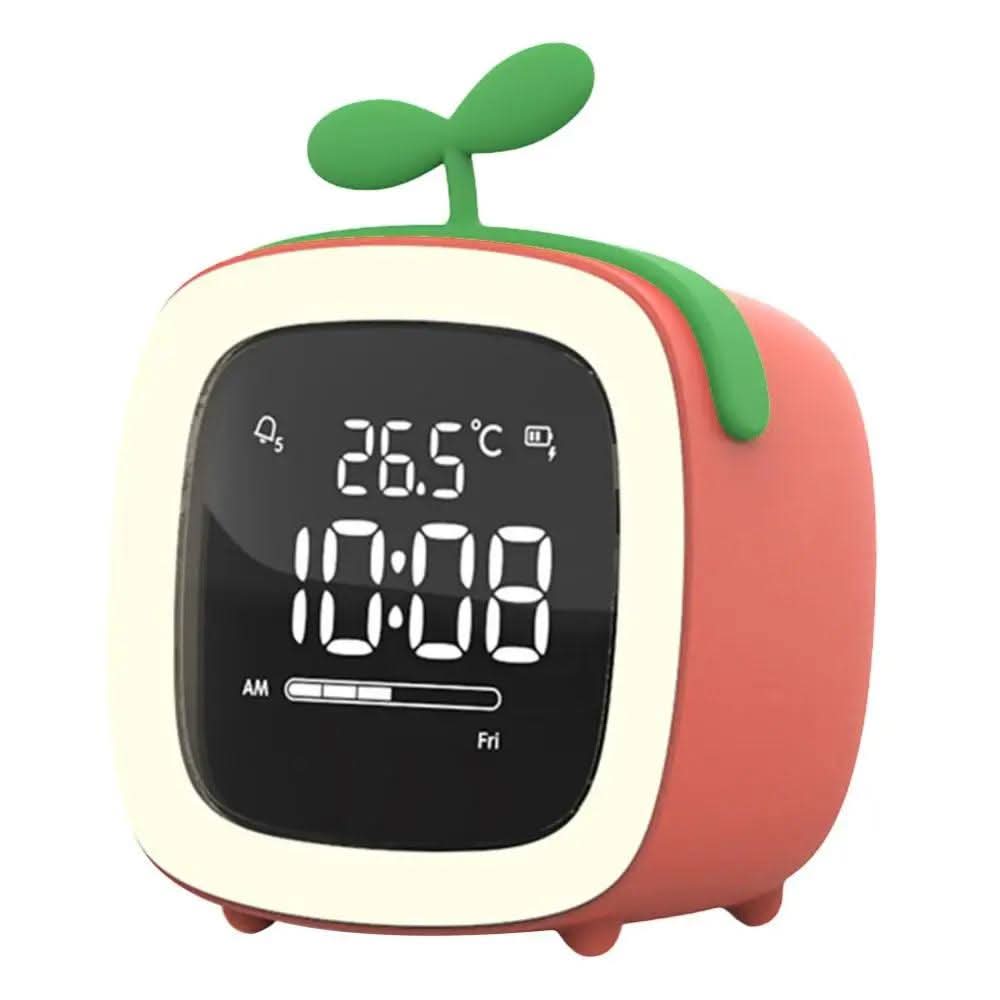 Reloj despertador digital y luz nocturna