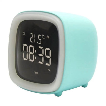 Reloj despertador digital y luz nocturna