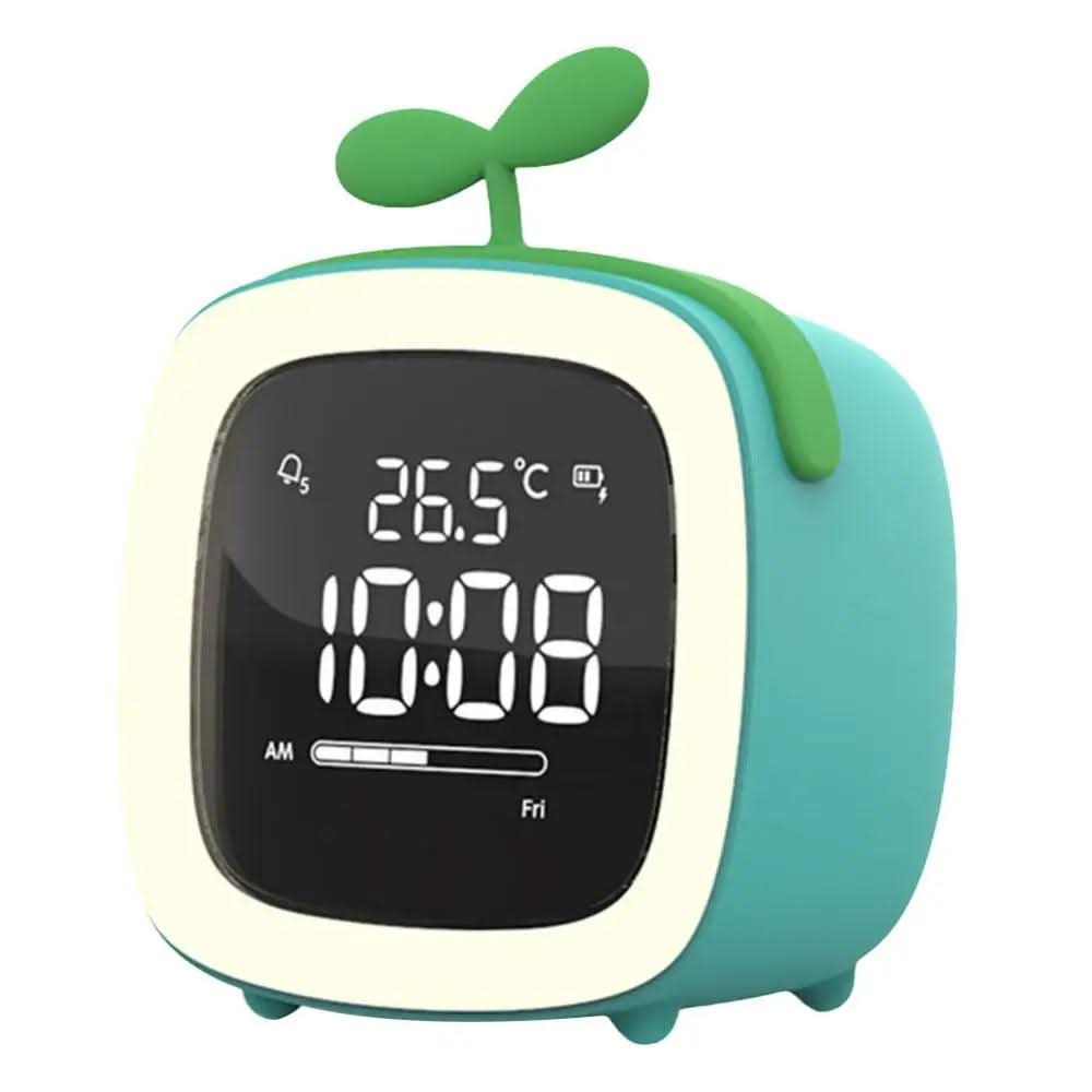 Reloj despertador digital y luz nocturna