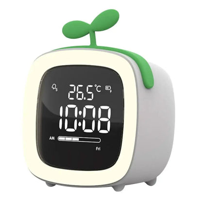 Reloj despertador digital y luz nocturna