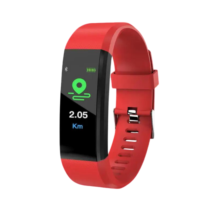 Reloj inteligente rectangular con pantalla digital