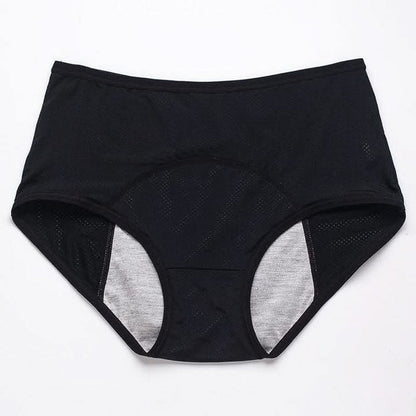 Ropa interior de talle alto para mujer con superficie perforada