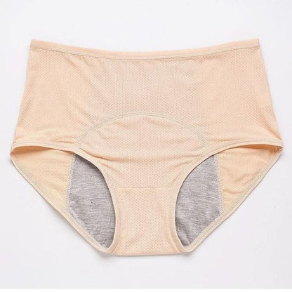 Ropa interior de talle alto para mujer con superficie perforada