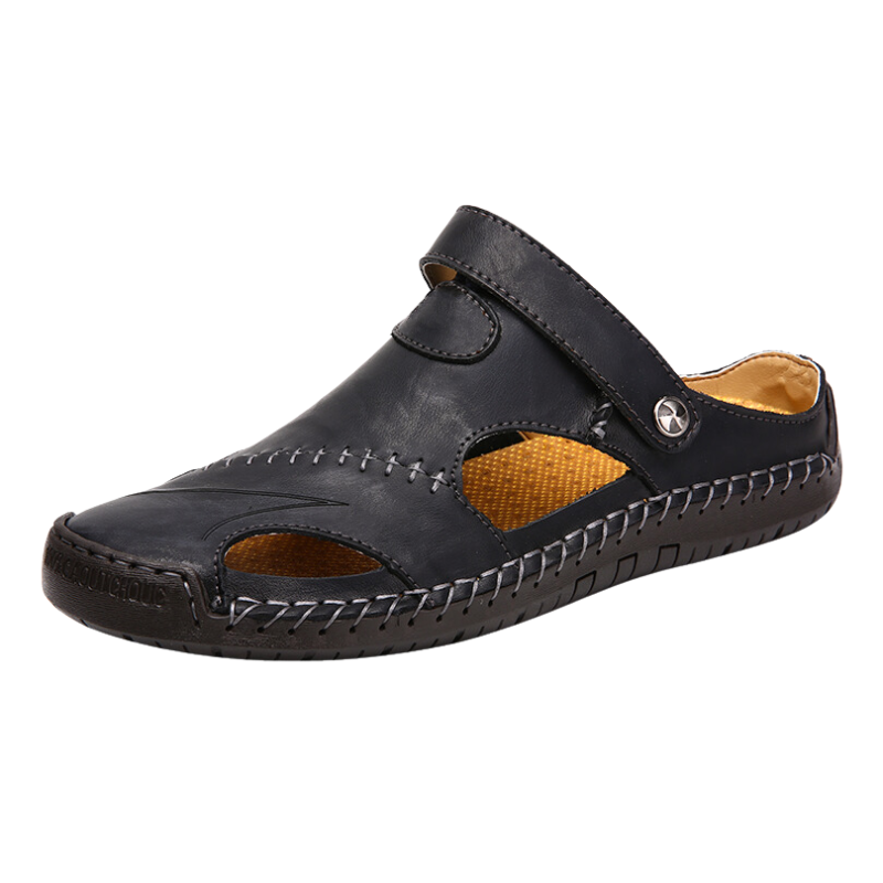 Sandalias cerradas para hombre con correa