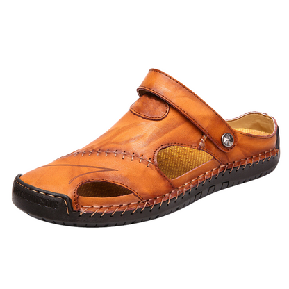 Sandalias cerradas para hombre con correa