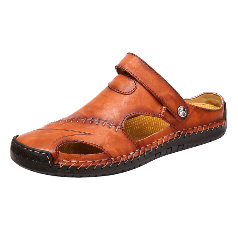 Sandalias cerradas para hombre con correa