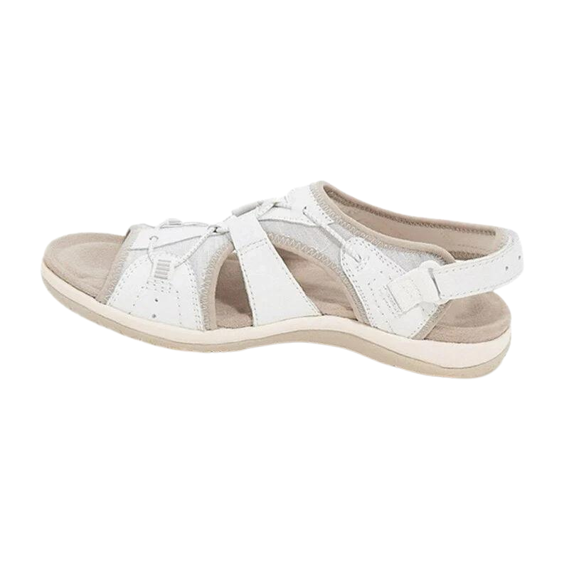 Sandalias para mujer de punta abierta con múltiples tiras