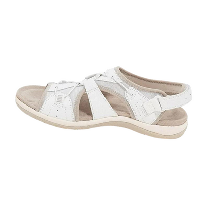 Sandalias para mujer de punta abierta con múltiples tiras