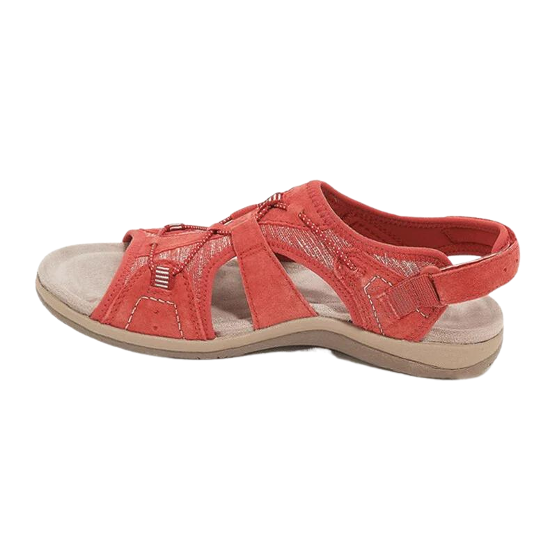 Sandalias para mujer de punta abierta con múltiples tiras