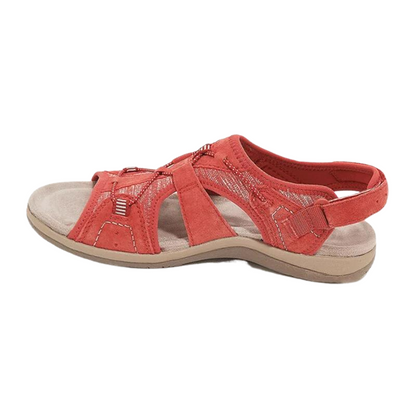 Sandalias para mujer de punta abierta con múltiples tiras