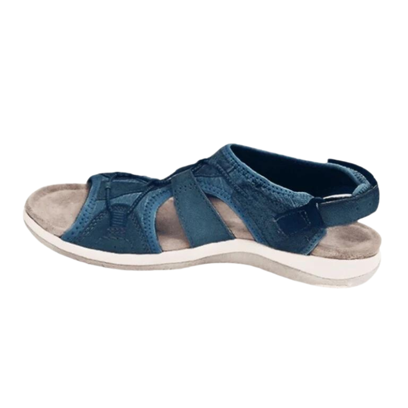 Sandalias para mujer de punta abierta con múltiples tiras