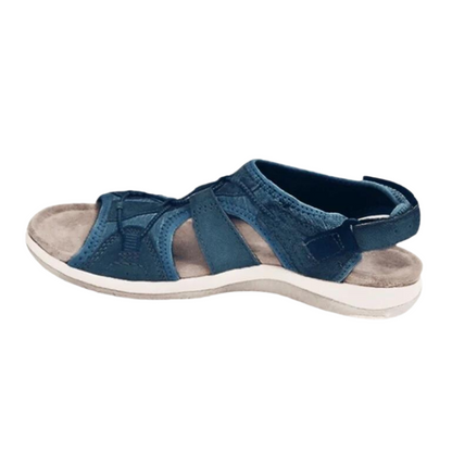 Sandalias para mujer de punta abierta con múltiples tiras