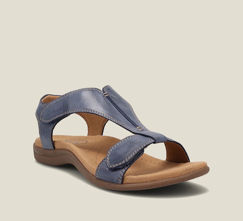 Sandalias para mujer de punta abierta con tira en T