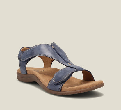Sandalias para mujer de punta abierta con tira en T