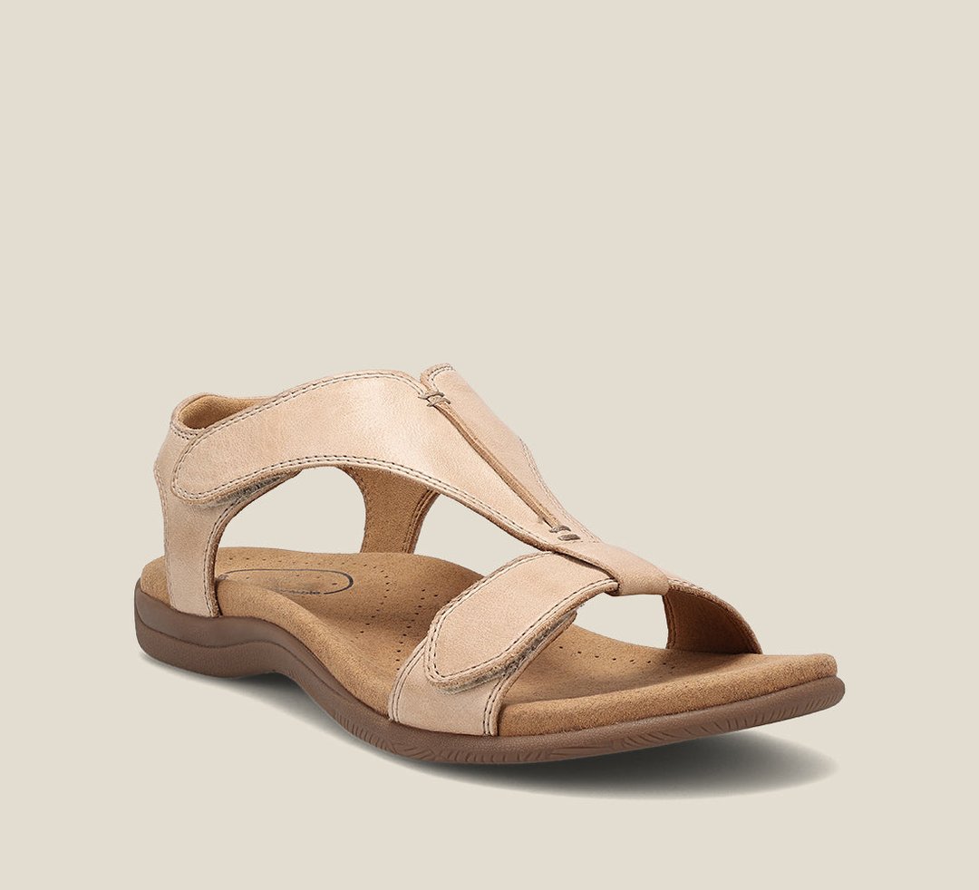 Sandalias para mujer de punta abierta con tira en T