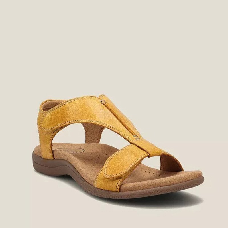 Sandalias para mujer de punta abierta con tira en T