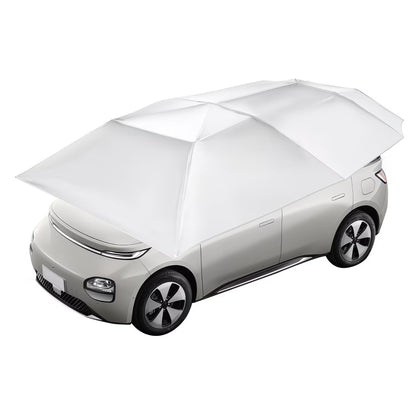 Sombrilla desmontable semiautomática para coche con sistema hidráulico