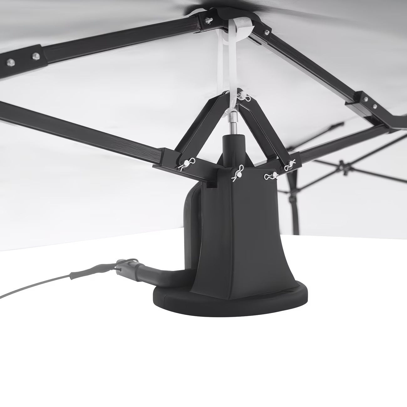 Sombrilla desmontable semiautomática para coche con sistema hidráulico