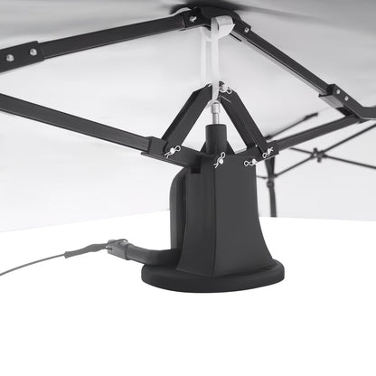 Sombrilla desmontable semiautomática para coche con sistema hidráulico