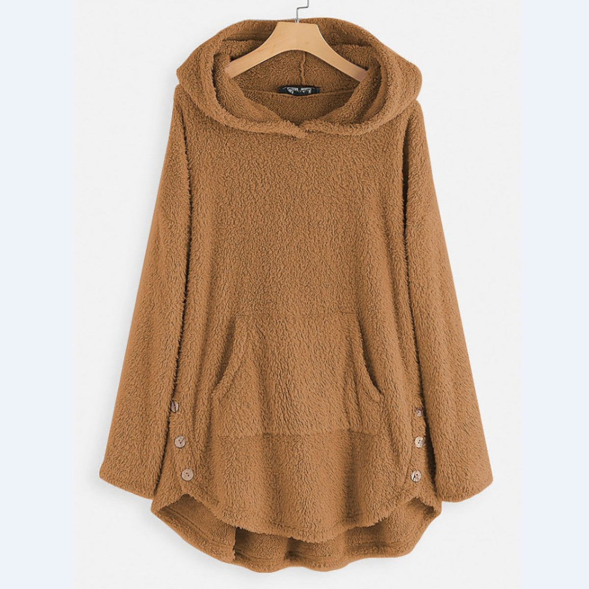 Sudadera de Mujer con Capucha - Cremallera Frontal y Detalle de Gato