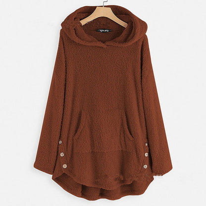 Sudadera de Mujer con Capucha - Cremallera Frontal y Detalle de Gato