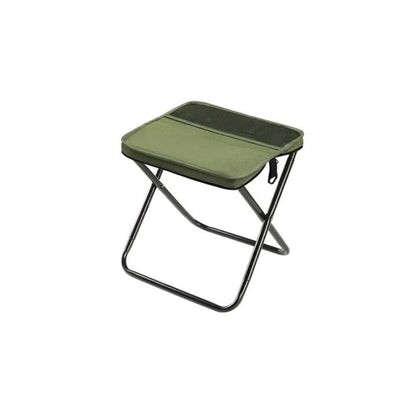 Taburete plegable con patas cruzadas