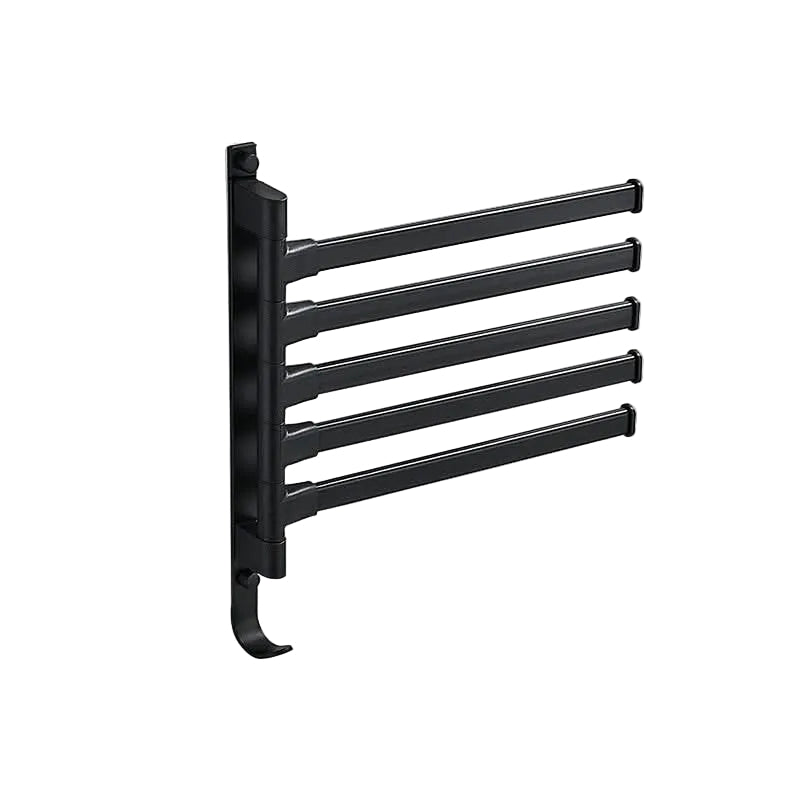 Toallero de pared de cinco brazos